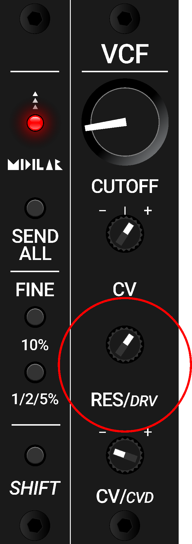 Shift button
